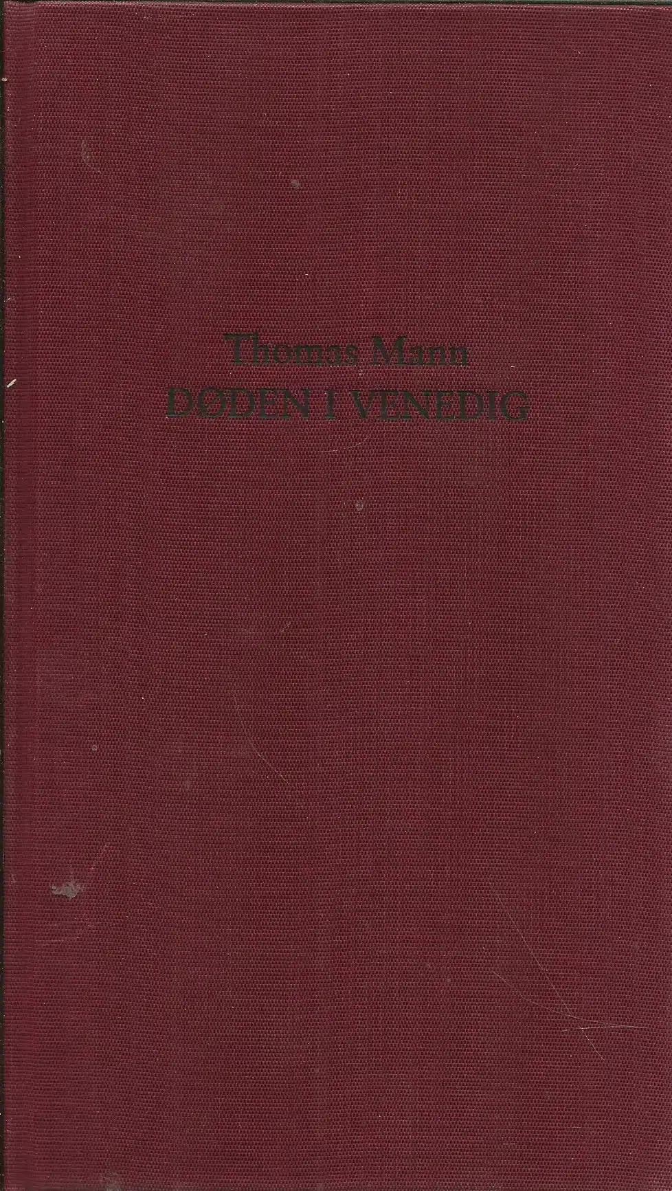 Mann, Thomas: Døden i Venedig
