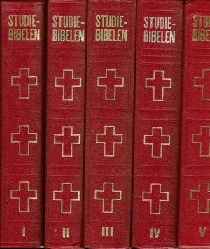 Studiebibelen I-V (inkluderer gresk-norsk leksikon)