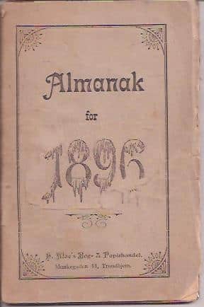 Almanak for aaret efter Christi Fødsel 1896