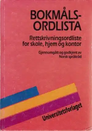 Bokmålsordlista