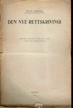 Den nye rettskrivingi