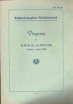 Program for H.B.M.F.s 12. stevne i Løten 3. juni 1962