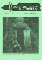 Asker og Bærum historielag. Skrift nr. 34 - 1994