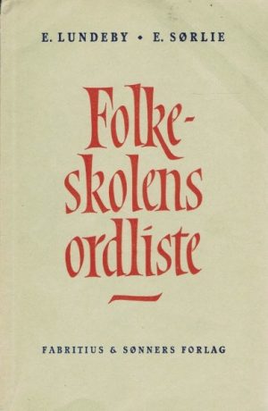 Folkeskolens ordliste
