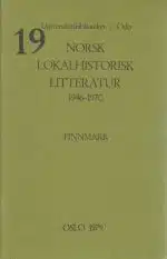 Norsk lokalhistorisk litteratur 1946-1970 Finnmark (19)