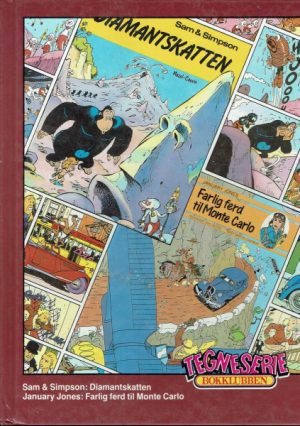 Sam & Simpson : Diamantskatten / January Jones : Farlig ferd til Monte Carlo. Tegneserie bokklubben nr. 63