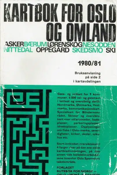 Karbok for Oslo og omland. 1980/81 Asker,Bærum,Lørenskog,Nesodden,Nittedal,Oppegård,Skedsmo,Ski