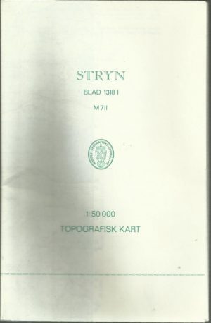 Topografisk kart. Stryn blad 1318 I M 711 1:50 000