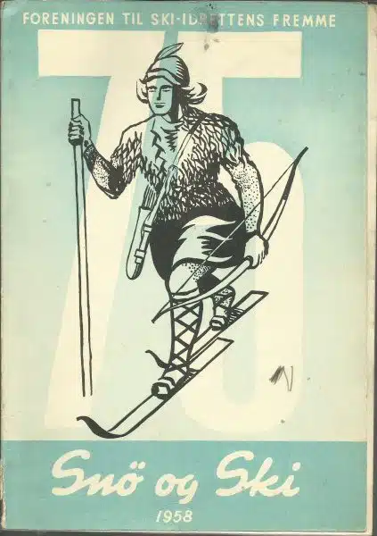 Foreningen til ski-idrettens fremme. Snø og ski. Årbok 1958. 64. årgang