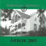Groruddalen Historielag. Årbok 2003