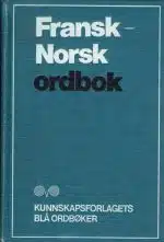 Fransk-norsk blå ordbok