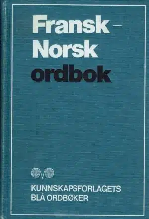 Fransk-norsk blå ordbok
