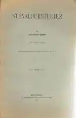 Stenalderstudier. Videnskapsselskapets Skrifter II