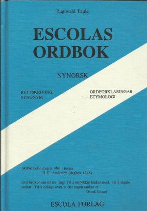 Escolas ordbok. Nynorsk