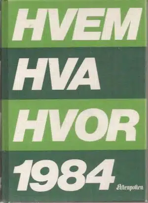 Hvem Hva Hvor 1984