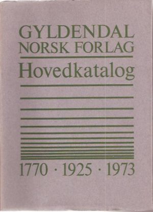 Hovedkatalog 1770 - 1925 - 1973