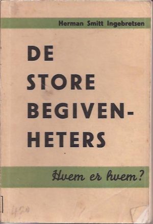 De store begivenheters hvem er hvem