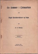 En Sommer i Telemarken samt Nogle Karakterskisser og Sagn. Illustrert
