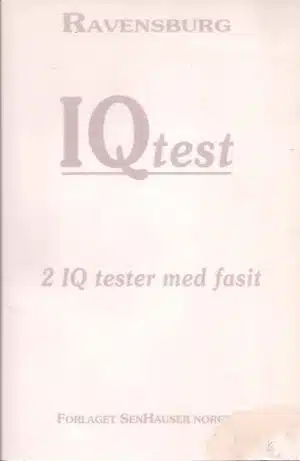 IQ-test. 2 IQ tester med fasit