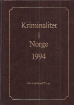 Kriminalitet i norge1994