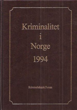 Kriminalitet i norge1994