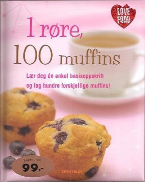 I røre, 100 muffins