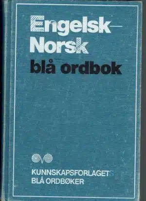 Engelsk-Norsk blå ordbok