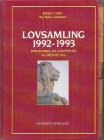 Lovsamling 1992-1993 for handel og kontor og allmenne fag.