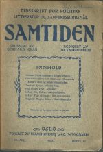 Samtiden hefte 10 1933. 44. årg.