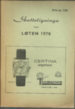 Skatteligninga for Løten kommune 1970