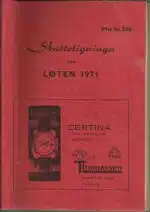 Skatteligninga for Løten kommune 1971
