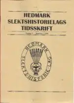 Hedmark slektshistorielags tidsskrift årgang 3 nr. 1 1998