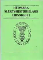 Hedmark slektshistorielags tidsskrift årgang 2 nr.1 1997