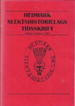 Hedmark slektshistorielags tidsskrift årgang 1 nr.2 1996