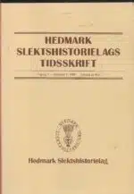 Hedmark slektshistorielags tidsskrift årgang 5 nr.1 2000