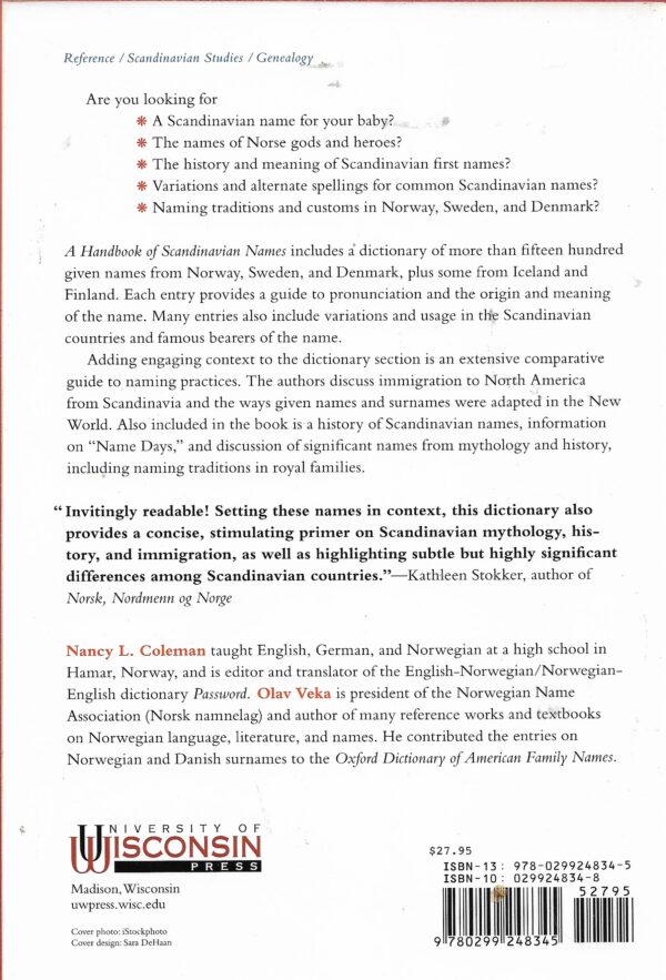 A handbook of Scandinavian names - Bilde 2