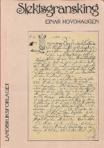Hovdhaugen, Einar: Sleksgransking