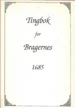 Tingbok for Bragernes 1685