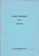 Voss Tingbok nr. 3 1662-1663