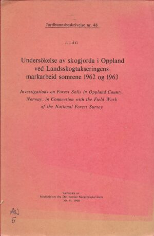 Undersökelse av skogjorda i Oppland ved Landsskogtakseringens markarbeid somrene 1962 og 1963