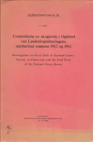 Undersökelse av skogjorda i Oppland ved Landsskogtakseringens markarbeid somrene 1962 og 1963