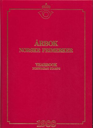 Årbok norske frimerker 1988. Yearbook norwegian stamps 1988