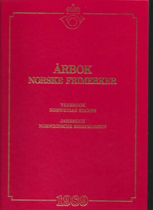 Årbok norske frimerker 1989. Yearbook norwegian stamps. Jahrbuch norwegische briefmarken