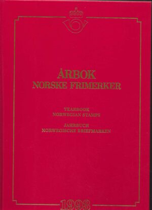 Årbok norske frimerker 1993 Yearbook norwegian stamps