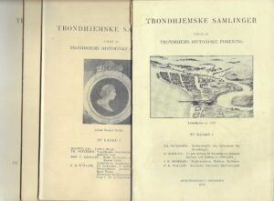 Trondhjemske samlinger ny række 1-8 (i 4 hefter)