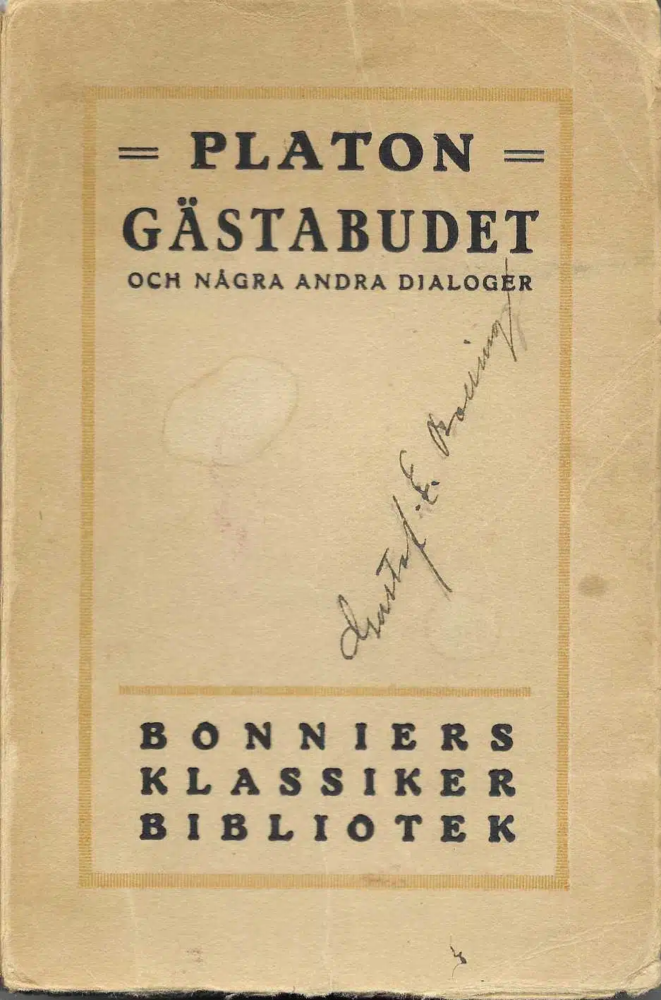 Platon: Gästabudet och några andra dialoger