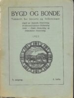 Bygd og bonde 5. aargang 1923 4. hefte