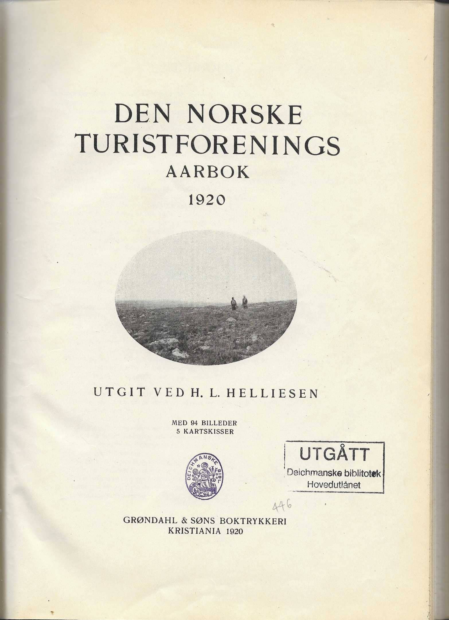 Den norske turistforenings aarbok 1920 - Bilde 3
