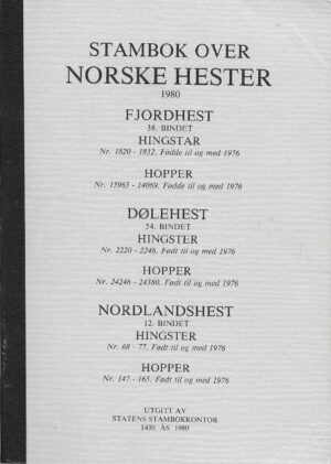 Stambok over norske hester 1980
