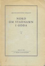 Nielsen: Noko om stadnamn i Odda